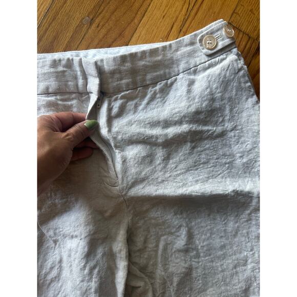 Talbots Windsor 100% Linen Wide Leg Pants – Beige, Women’s Size 10 - Picture 4 of 8